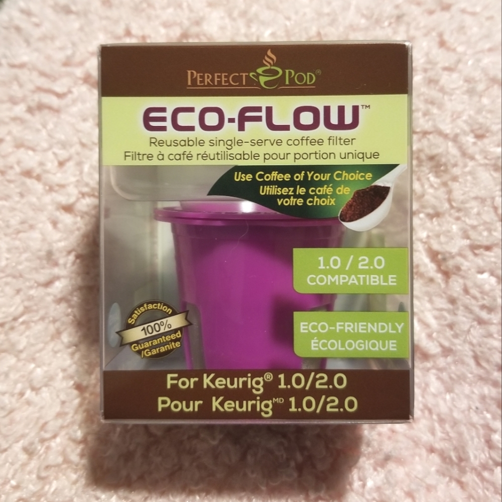 ☕NIB~Perfect Pod Eco-Flow Reusable Single Serve Coffee Filter